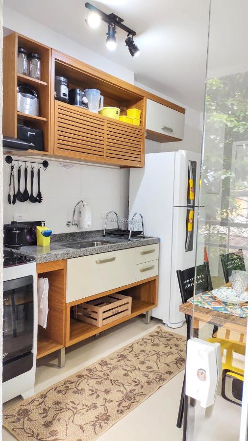 Apto Centro Ubatuba Com Varanda Gourmet, Suite E Piscina Exterior foto