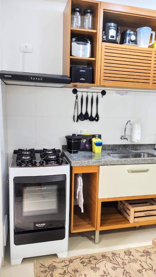 Apto Centro Ubatuba Com Varanda Gourmet, Suite E Piscina Exterior foto