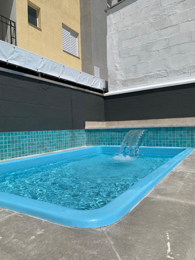 Apto Centro Ubatuba Com Varanda Gourmet, Suite E Piscina Exterior foto
