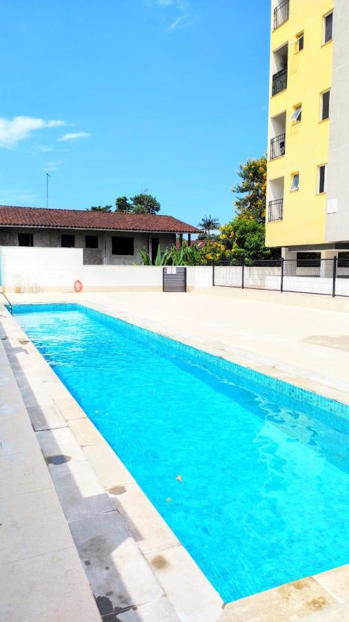 Apto Centro Ubatuba Com Varanda Gourmet, Suite E Piscina Exterior foto